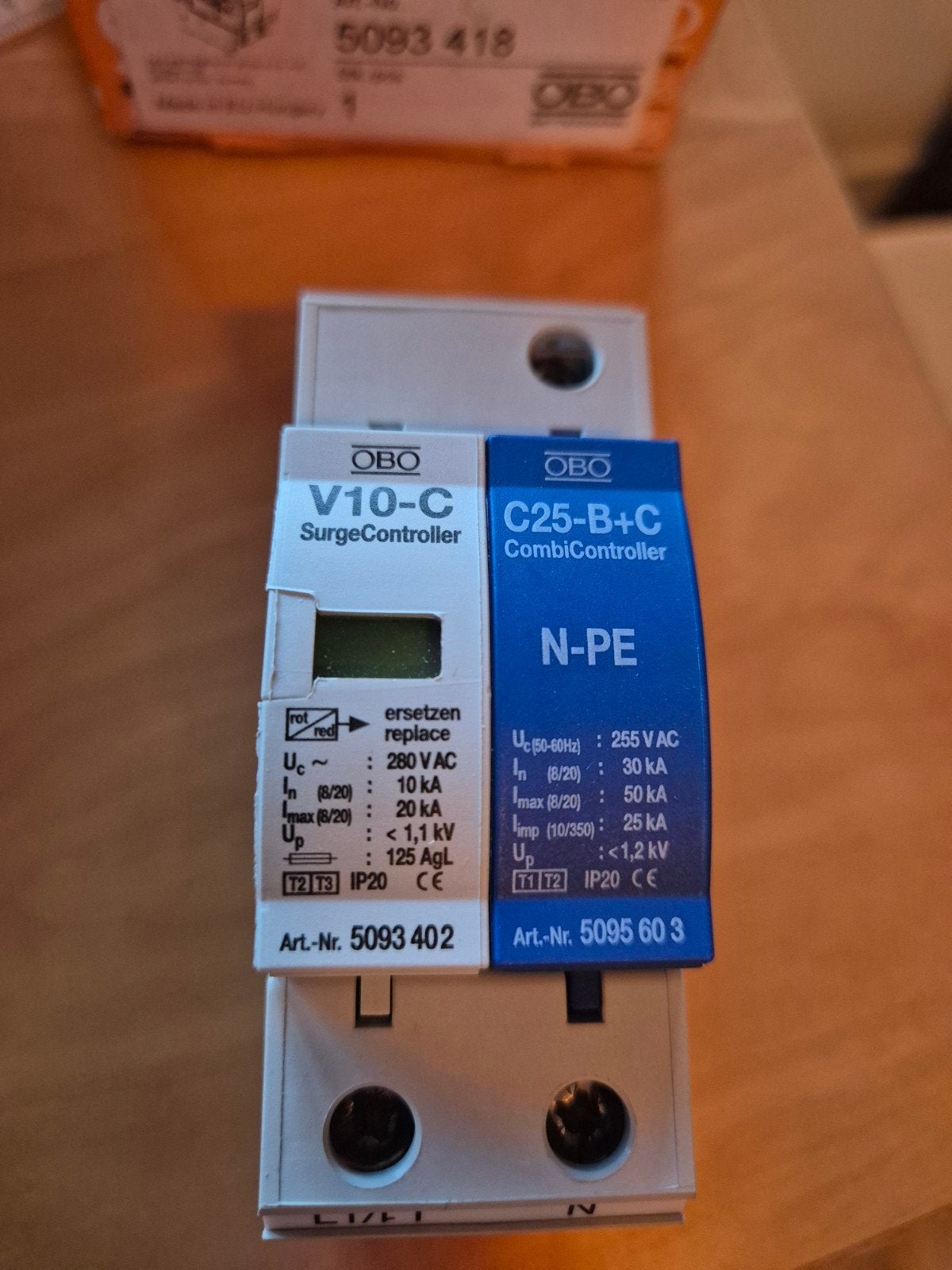 Spd OBO V10-C 1+NPE-280 Overspanningsbeveiliging woonhuis, Ophalen of Verzenden, Nieuw, Overige typen