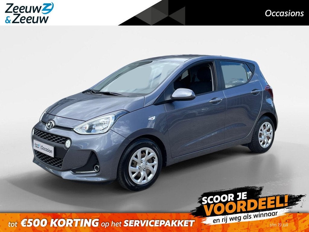 Hyundai i10 1.0i Comfort | Navi | Airco |, 12 maanden, Stof, Gebruikt, 4 stoelen