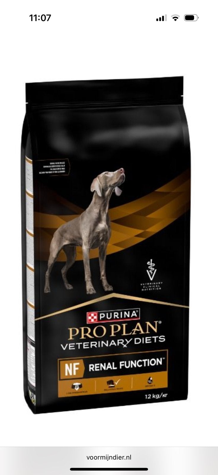 Purina Pro Plan veterinary diets renal hond, Dieren en Toebehoren, Dierenvoeding, Ophalen of Verzenden, Hond