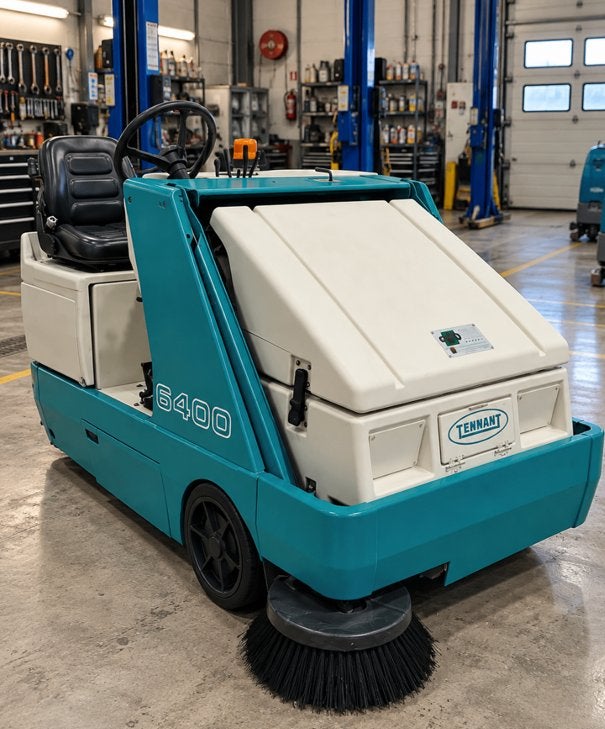 Tennant 6400 diesel veegmachine-Refurbished, Ophalen of Verzenden