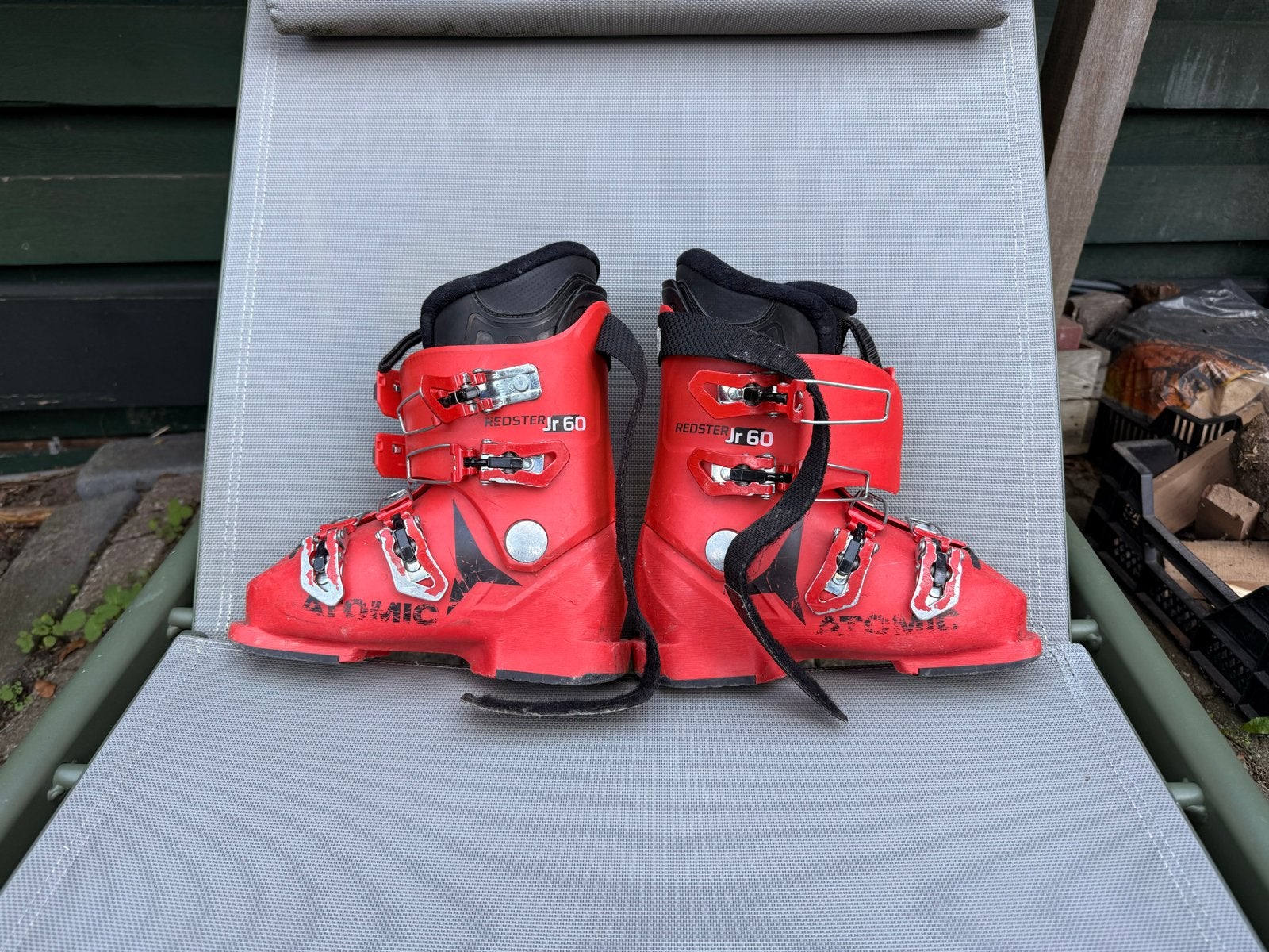 Atomic Redster JR60 skischoenen 22-22.5, Gebruikt, Schoenen, Ophalen of Verzenden, Atomic