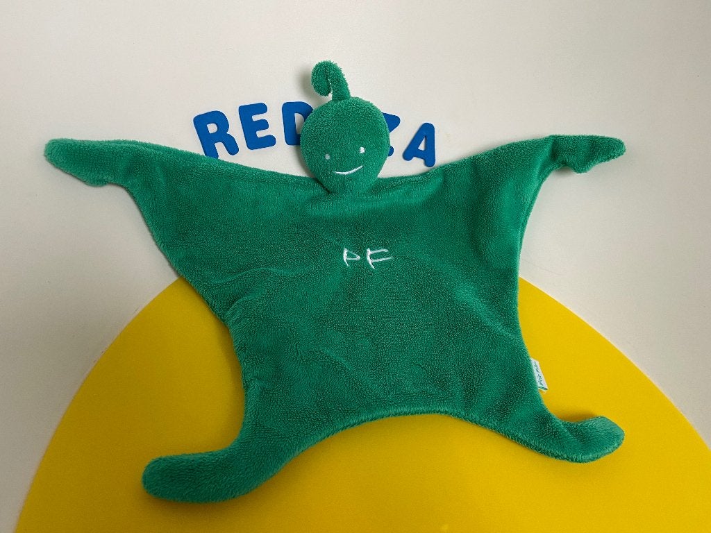 K4392 Petit Filou doekje pop popje groen, Ophalen of Verzenden, Zo goed als nieuw, Overige typen