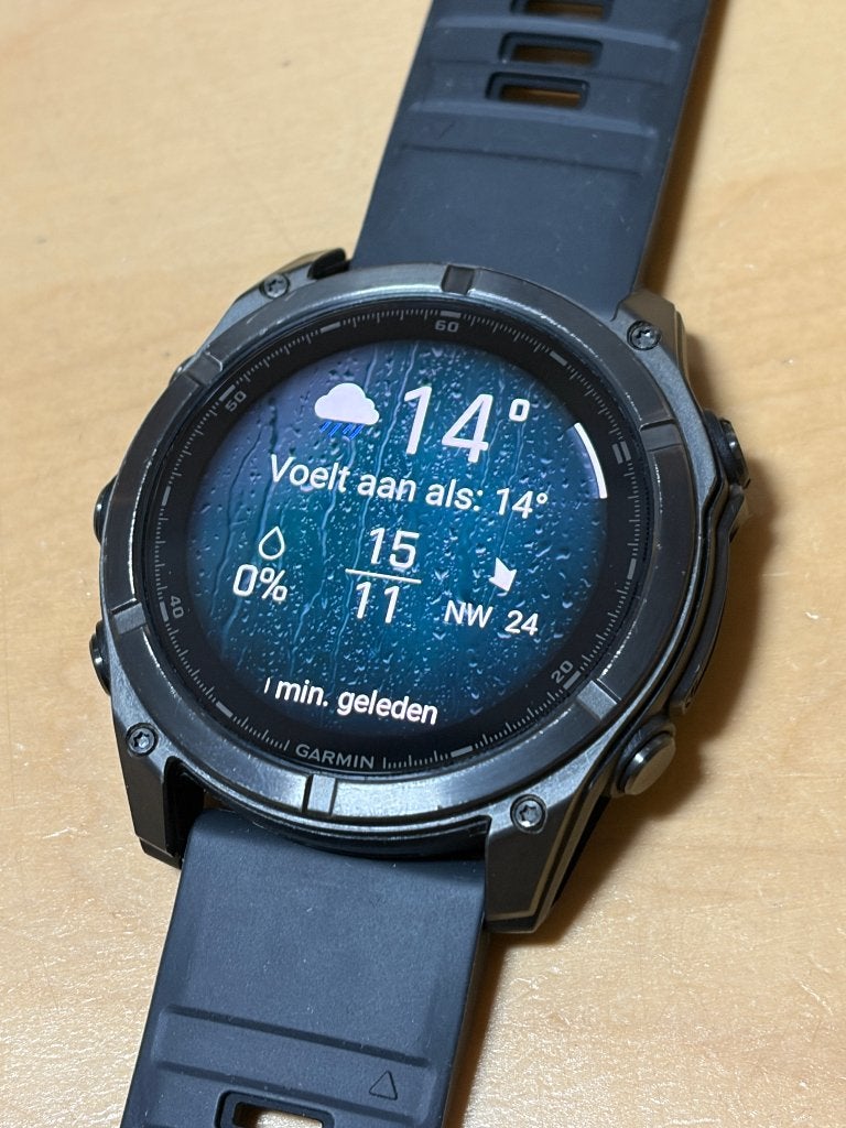Garmin Fenix 8 51 mm Amoled Saffierglas (GPSinruil 179), GARMIN, Bramenberg 9, Stappen, Zwart