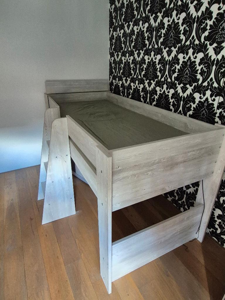 Te Koop hoogslaper, Kinderen en Baby's, Kinderkamer | Stapelbedden en Hoogslapers, Ophalen, Gebruikt, Hoogslaper