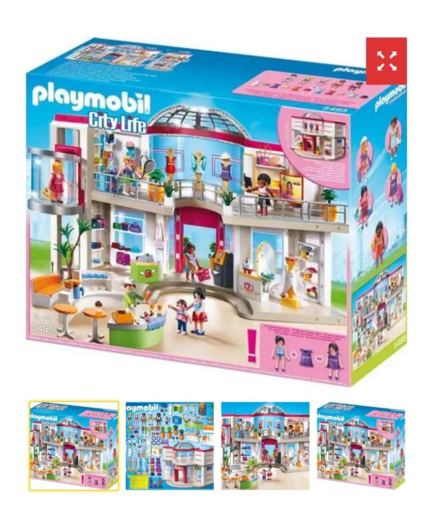 Playmobil City Life 5485 Winkelcentrum, Ophalen of Verzenden, Gebruikt, Complete set