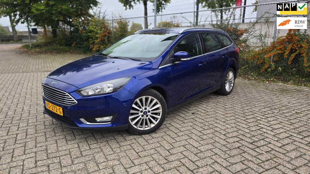 Ford Focus Wagon 1.0 Titanium, Auto's, Ford, Bedrijf, Te koop, Focus, ABS, Airbags, Airconditioning, Automatische klimaatregeling