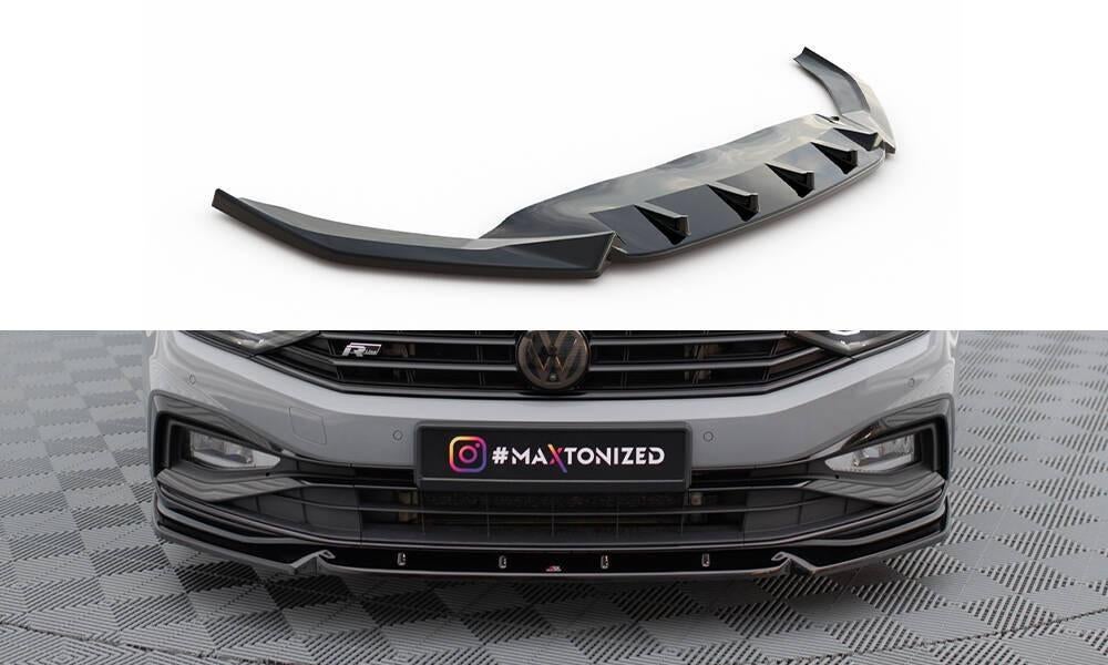 Voorlip sideskirt spoiler diffuser - Passat B8 R-line 19+, Ophalen of Verzenden