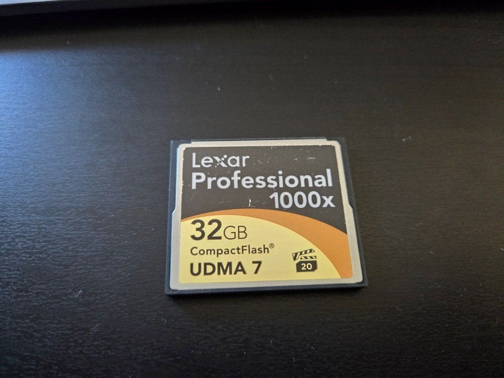 Lexar Pro 32GB CompactFlash UDMA7 1000x, Gebruikt, 32 GB, Verzenden, Lexar