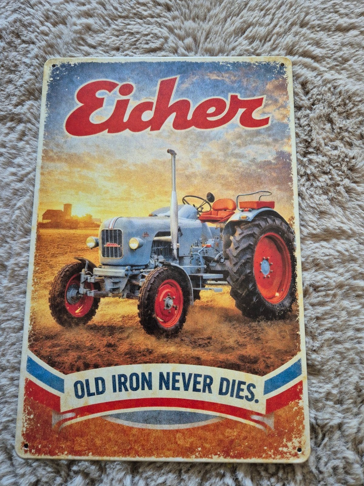 Eicher reclamebord, Ophalen of Verzenden, Nieuw, Reclamebord