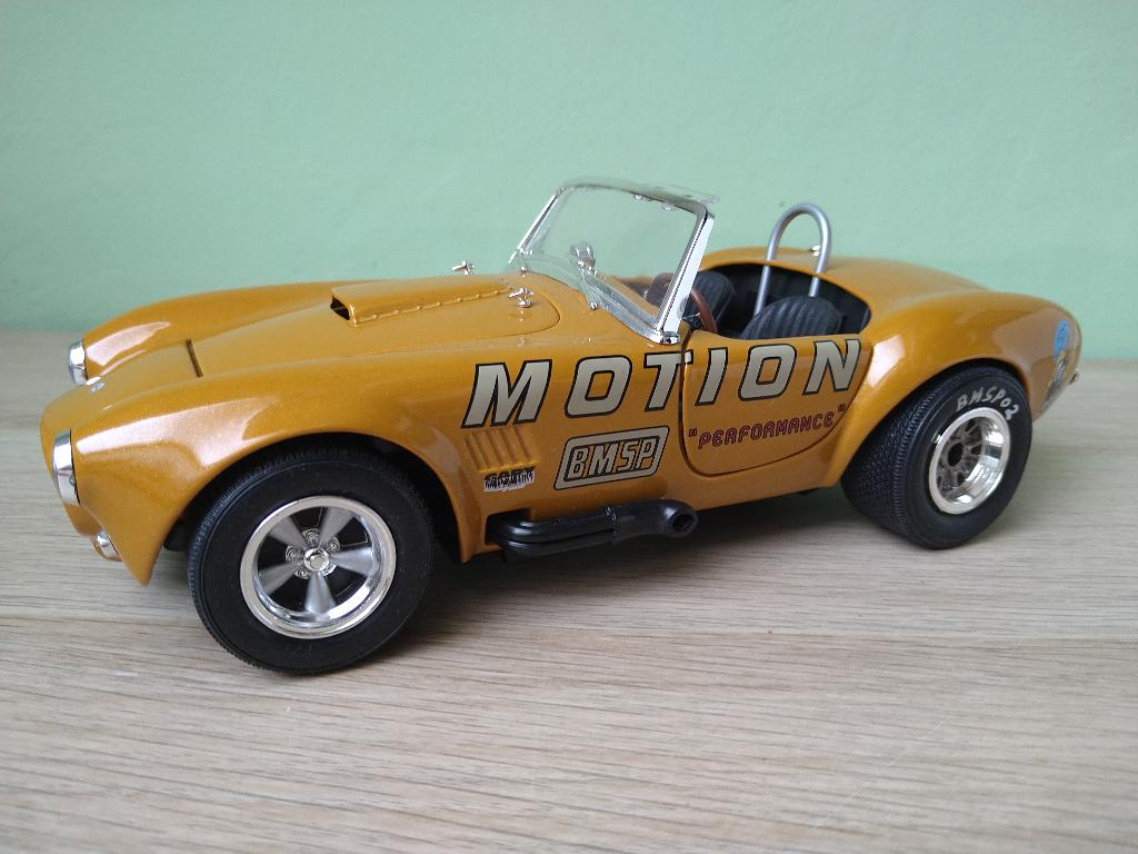 1:18 ERTL Shelby Cobra 427 Dragging Snake Baldwin Motion, Ophalen of Verzenden, Zo goed als nieuw, Auto, ERTL