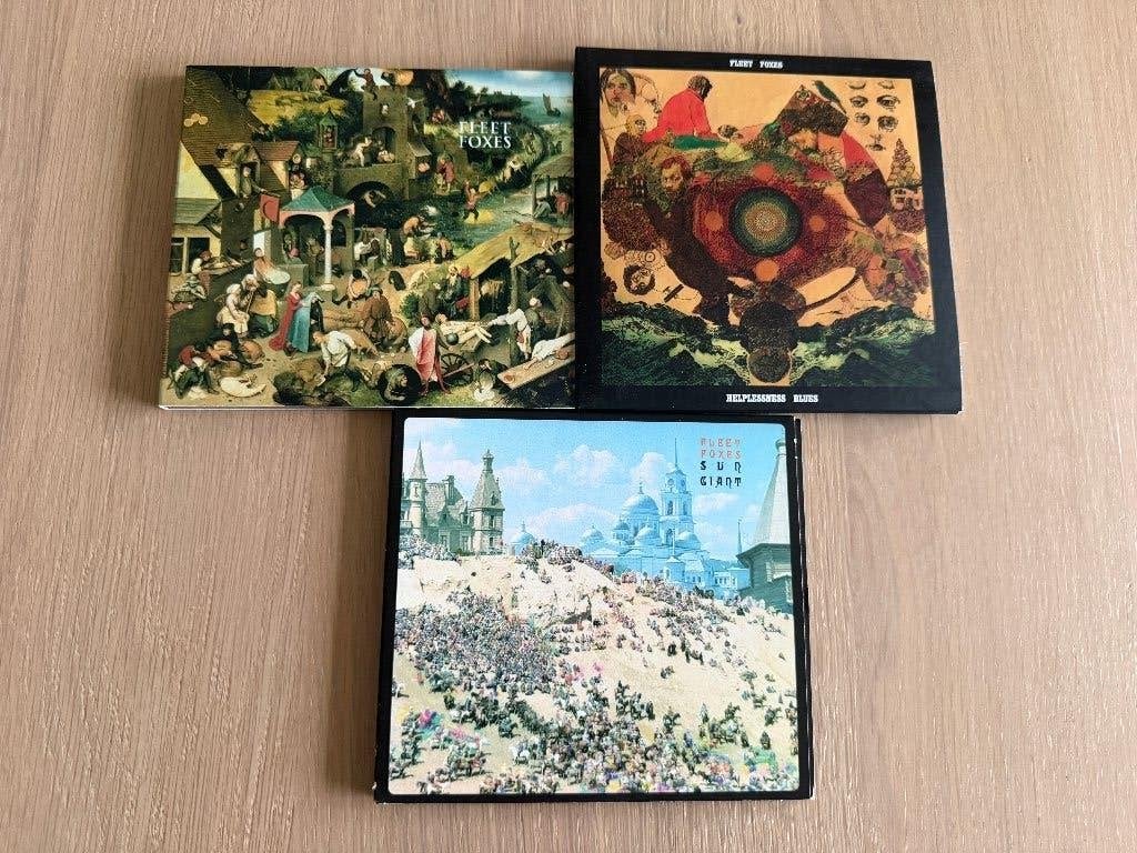 Fleet Foxes - 3x CD - Sun Giant / Helplessness Blues, Ophalen of Verzenden, Zo goed als nieuw