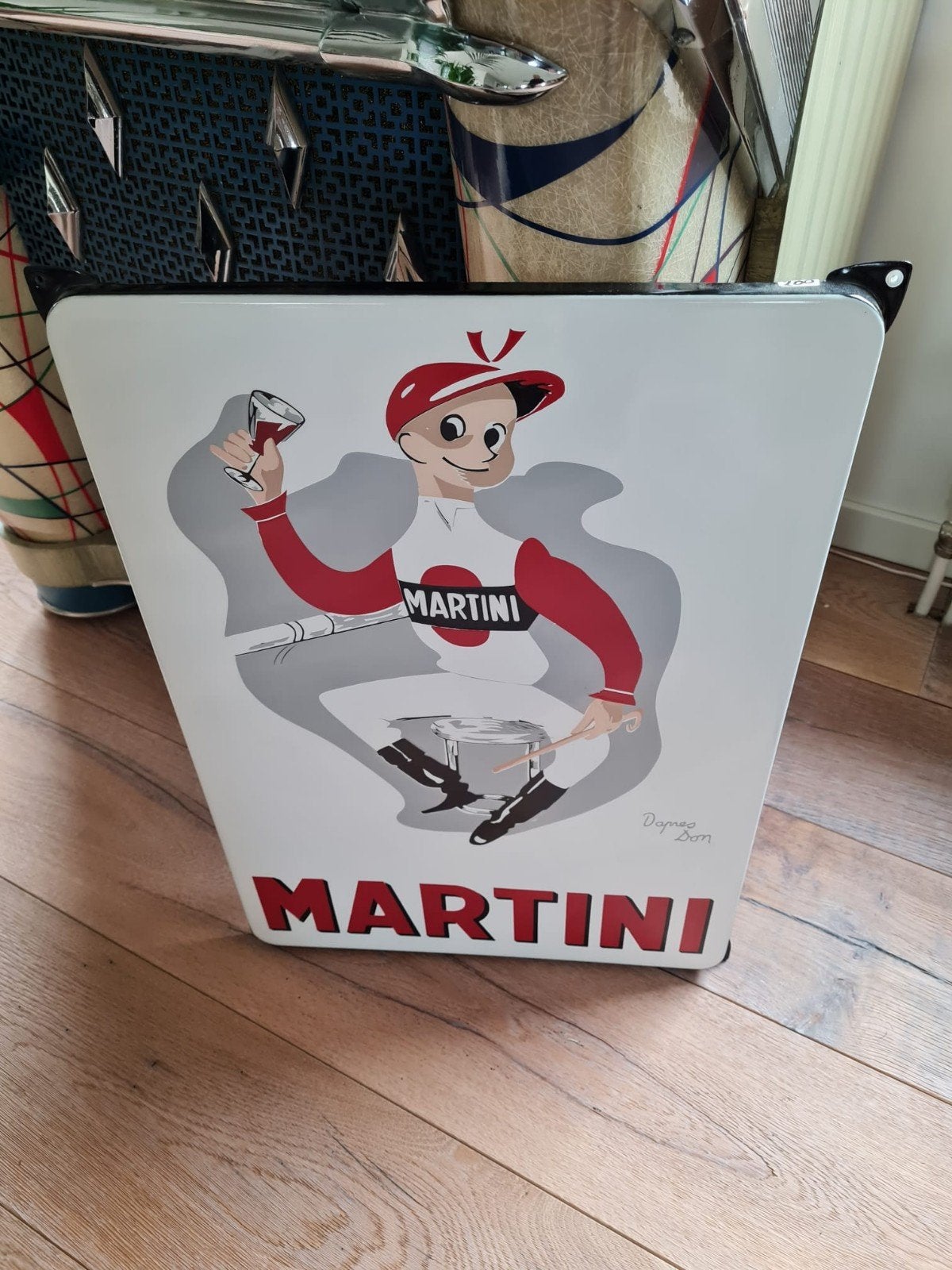 Martini emaille bord nieuw, Verzamelen, Ophalen of Verzenden, Reclamebord