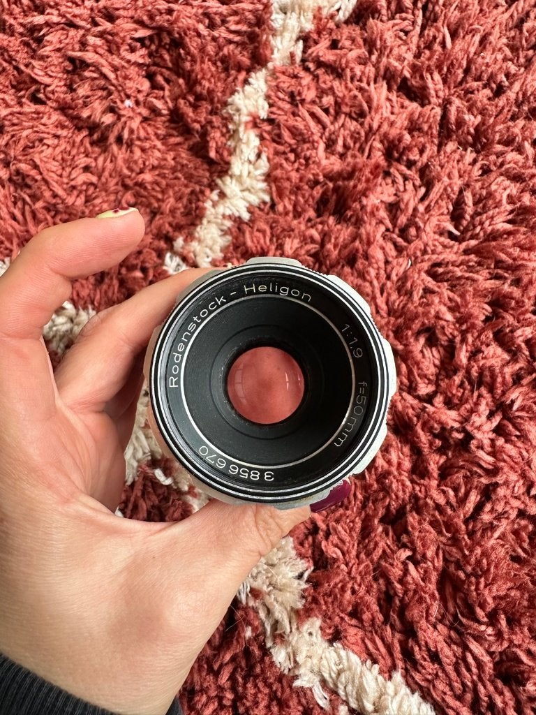 Rodenstock Heligon 50mm f/1.9 lens – M42, Gebruikt, Ophalen of Verzenden, Standaardlens, Handmatige focus