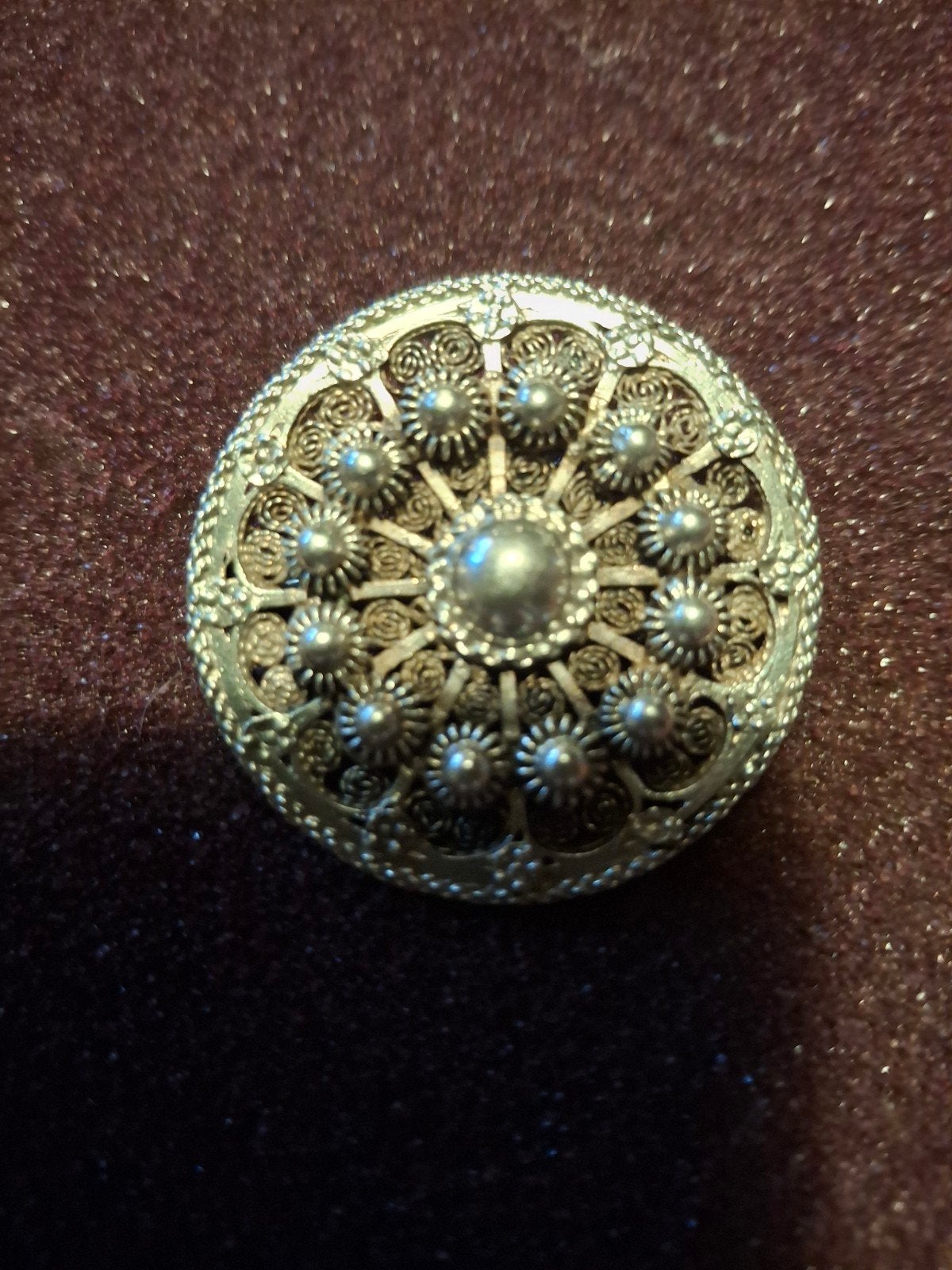 zilveren broche Zeeuwse knop, Antiek en Kunst, Ophalen of Verzenden
