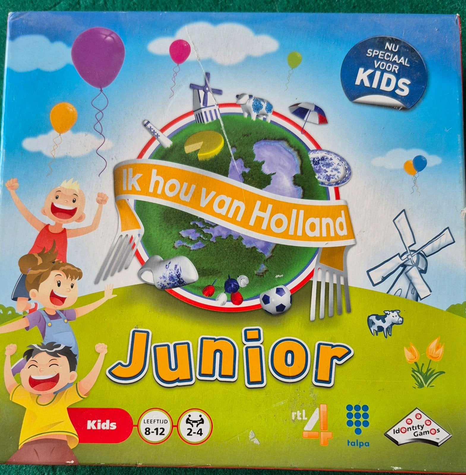 Ik houd van Holland Junior spel - In goede staat, Drie of vier spelers, Ophalen of Verzenden, Zo goed als nieuw, Identity Games