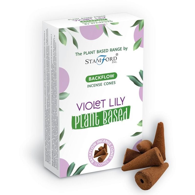 Backflow  wierook kegels Violet Lily, AW gifts, Verzenden, Nieuw, Nederland