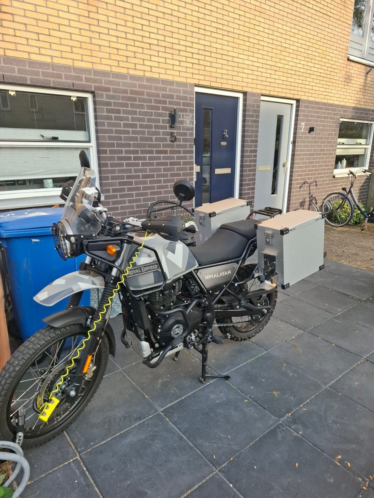 motor koffers + koffers rek, Ophalen of Verzenden, Gebruikt