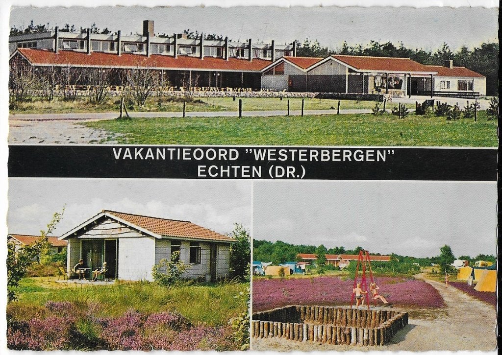 Echten recreatiepark westerbergen ansichtkaart ( a456 ), Ophalen of Verzenden, Voor 1920, Gelopen, Noord-Brabant