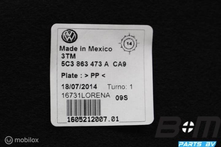 Hoedenplank bekleding Volkswagen Beetle Cabrio, Gebruikt