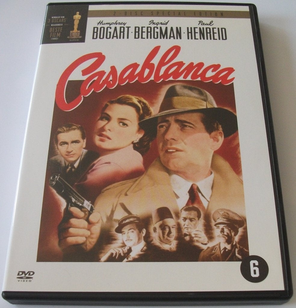 Dvd *** CASABLANCA *** 2-Disc Boxset Special Edition, Speciale editie, Zo goed als nieuw, Vanaf 6 jaar, Spaans
