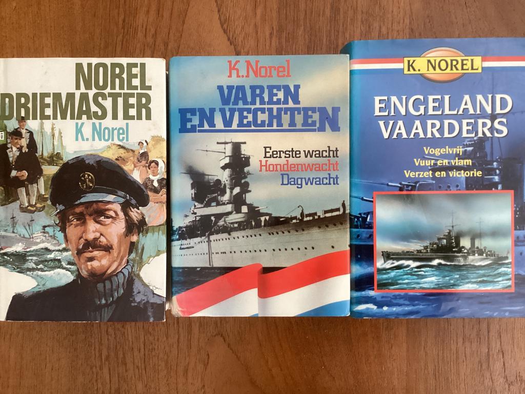 3x K.Norel: Varen en vechten/Engelandvaarders/Driemaster, Boeken, Geschiedenis | Vaderland, Gelezen, Ophalen of Verzenden