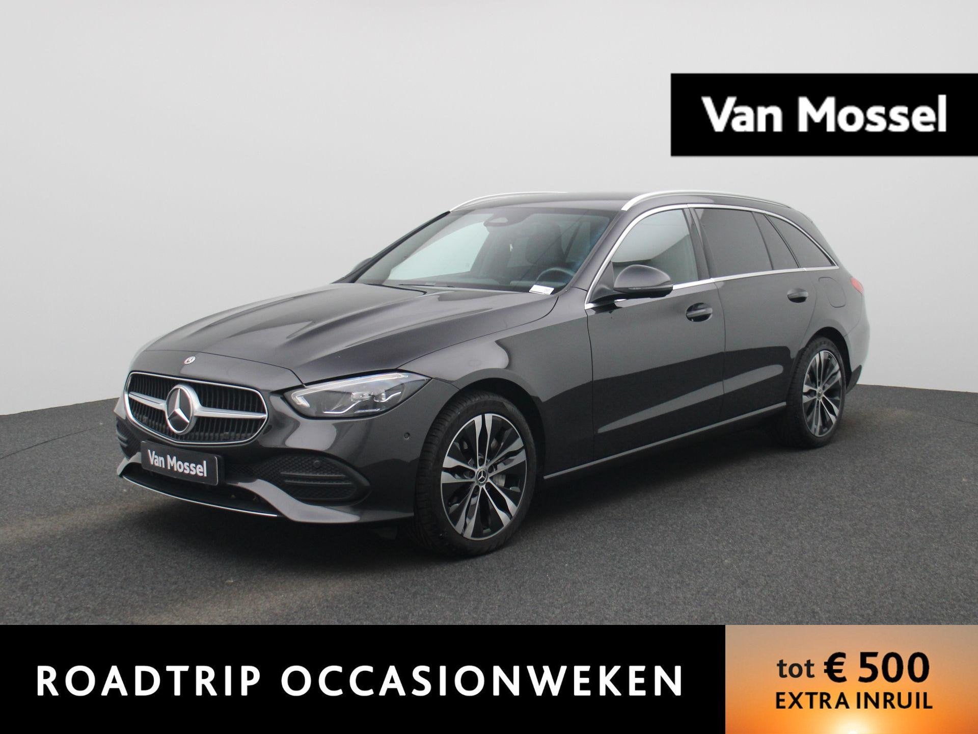 Mercedes-Benz C-Klasse Break C 300 e Luxury Line | Automaat, Auto's, Automaat, 12 maanden, Zwart, 4 cilinders