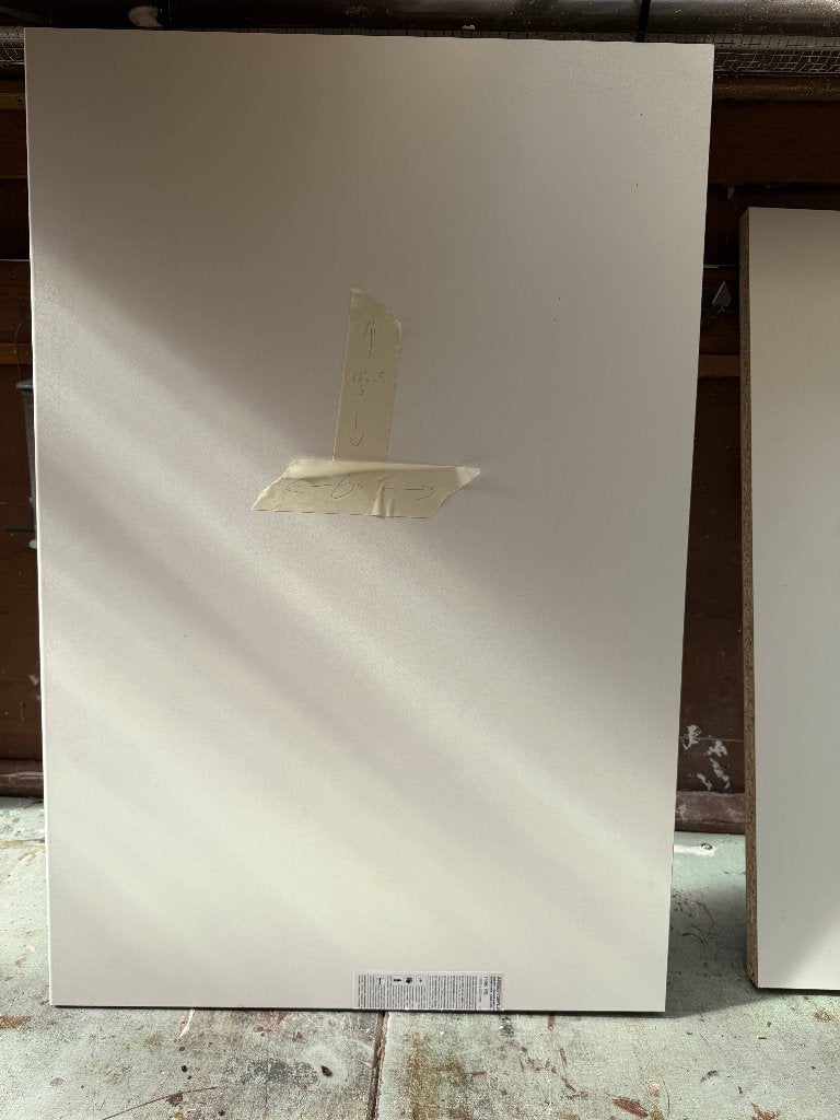 keukenblad, Ophalen, 75 cm of meer, Wit, Nieuw