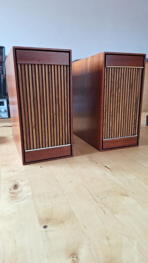 Vintage boekenkast speakers SINUS 1003, Audio, Tv en Foto, Luidsprekers, Overige merken, Gebruikt, Ophalen of Verzenden, Minder dan 60 watt