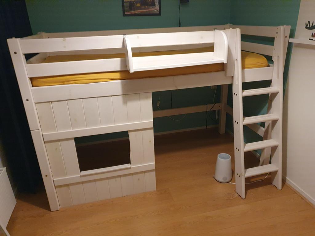 Infans kids middenhoogslaper 90x200cm met speelruimte, Ophalen, Gebruikt, Halfhoogslaper