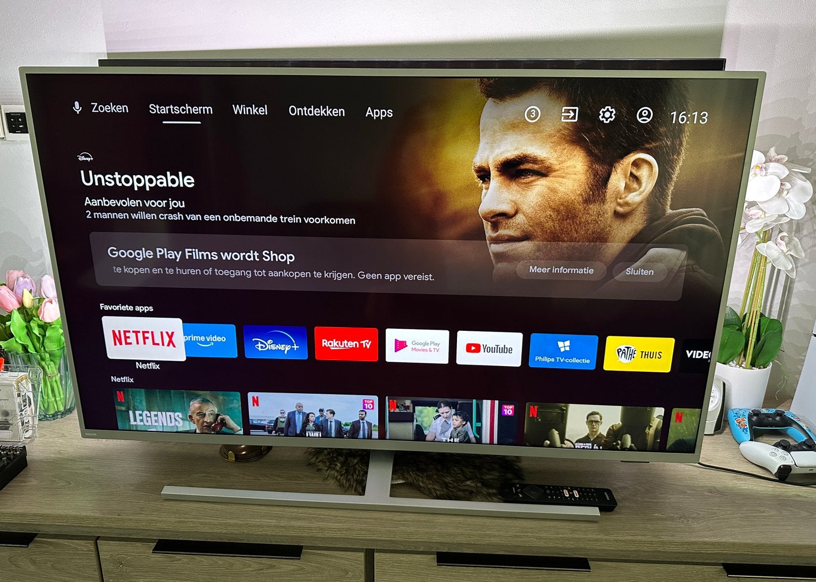 Philips smart tv 50 inch 4K Ultra HD | Ambilight, Computers en Software, Monitoren, Zo goed als nieuw, 60 Hz of minder, LED, Ultra HD (4K)