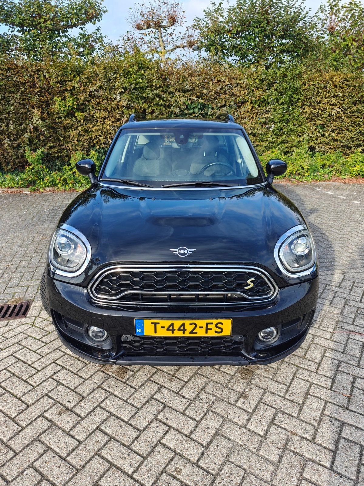 Mini Countryman 1.5 E 224pk All4 Aut. 2019 Zwart, Auto's, Automaat, 136 pk, Leder en Stof, Zwart