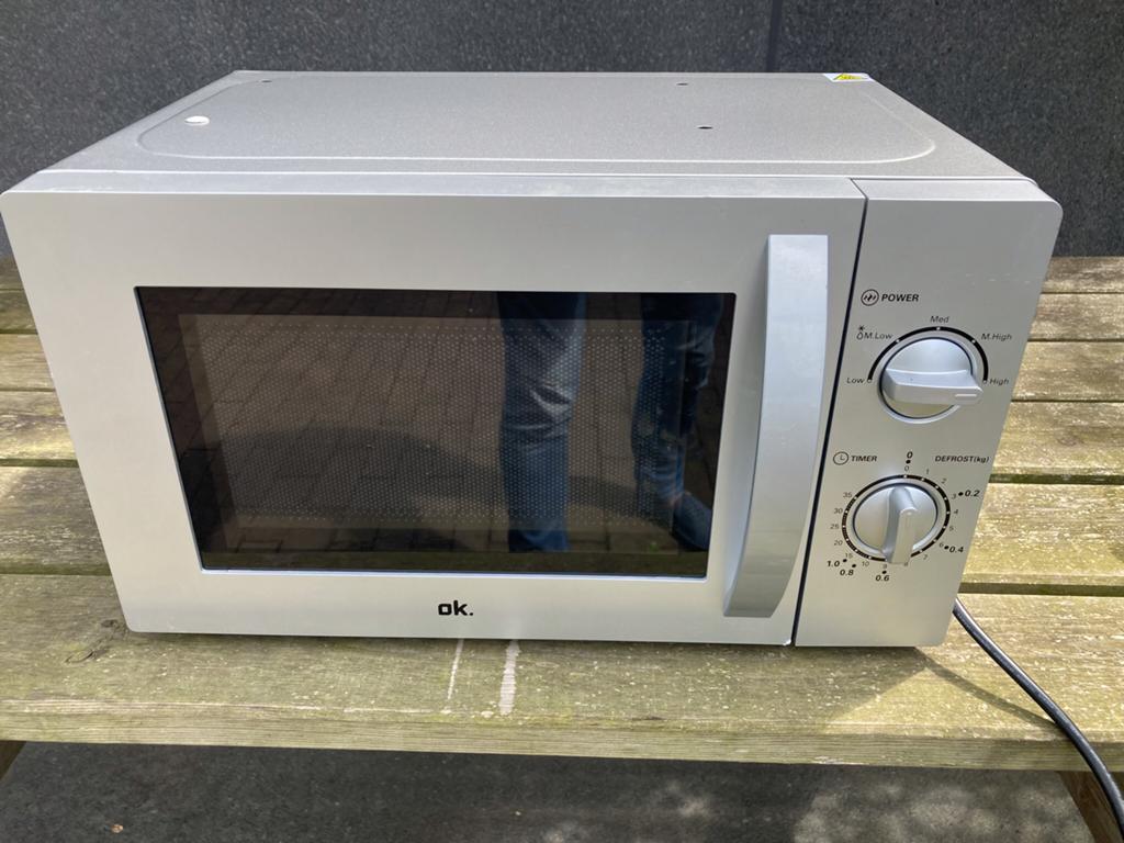 OK Magnetron, Witgoed en Apparatuur, Ophalen, Zo goed als nieuw, Inbouw, Draaiplateau