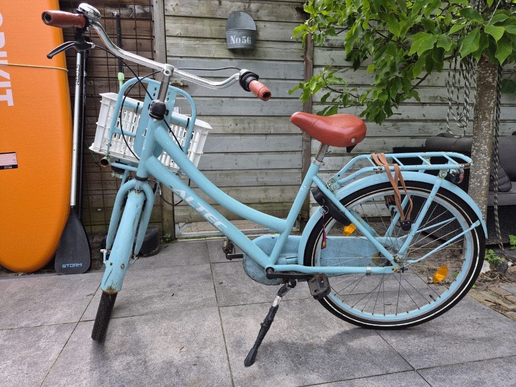 Altec meisjesfiets lichtblauw, Ophalen, Terugtraprem, Altec, Versnellingen