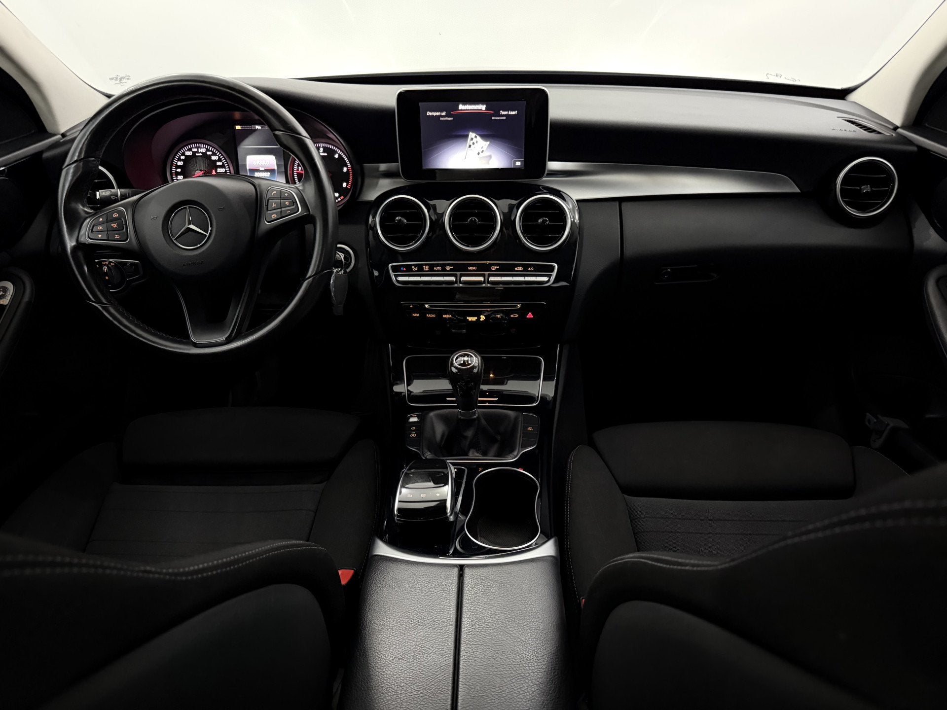 Mercedes-Benz C-Klasse 180 CDI Lease Edition Camera, Navi, C, Auto's, 1385 kg, Gebruikt, Euro 6, 4 cilinders