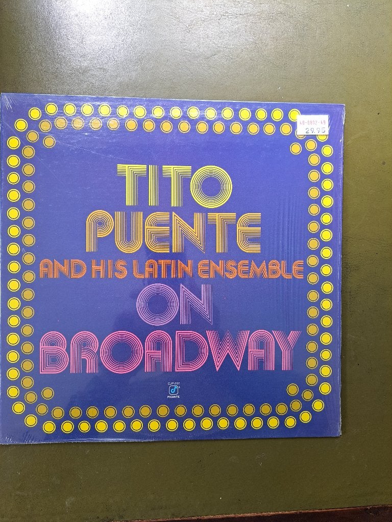 Tito Puente On Broadway LP, Verzenden, 1980 - 1989, Zo goed als nieuw, Inclusief binnenhoes