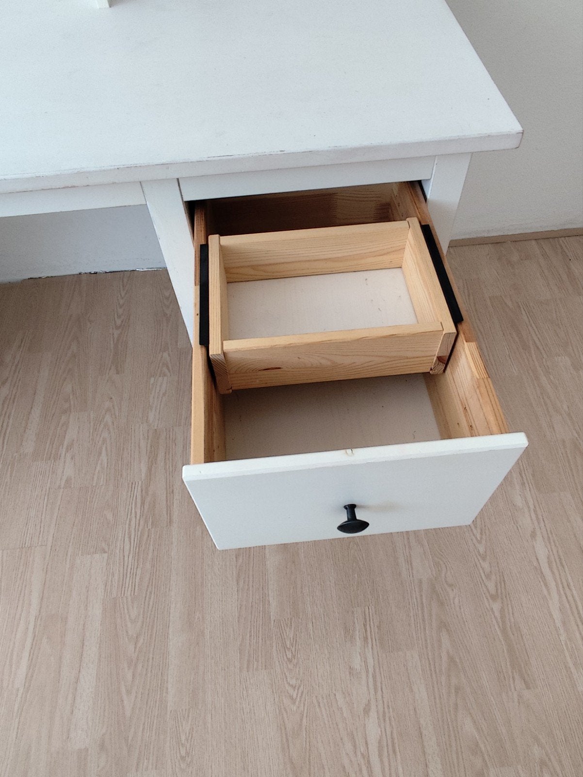 bureau ikea hemnes, Opzetstuk, Gebruikt, Hout, Ophalen of Verzenden