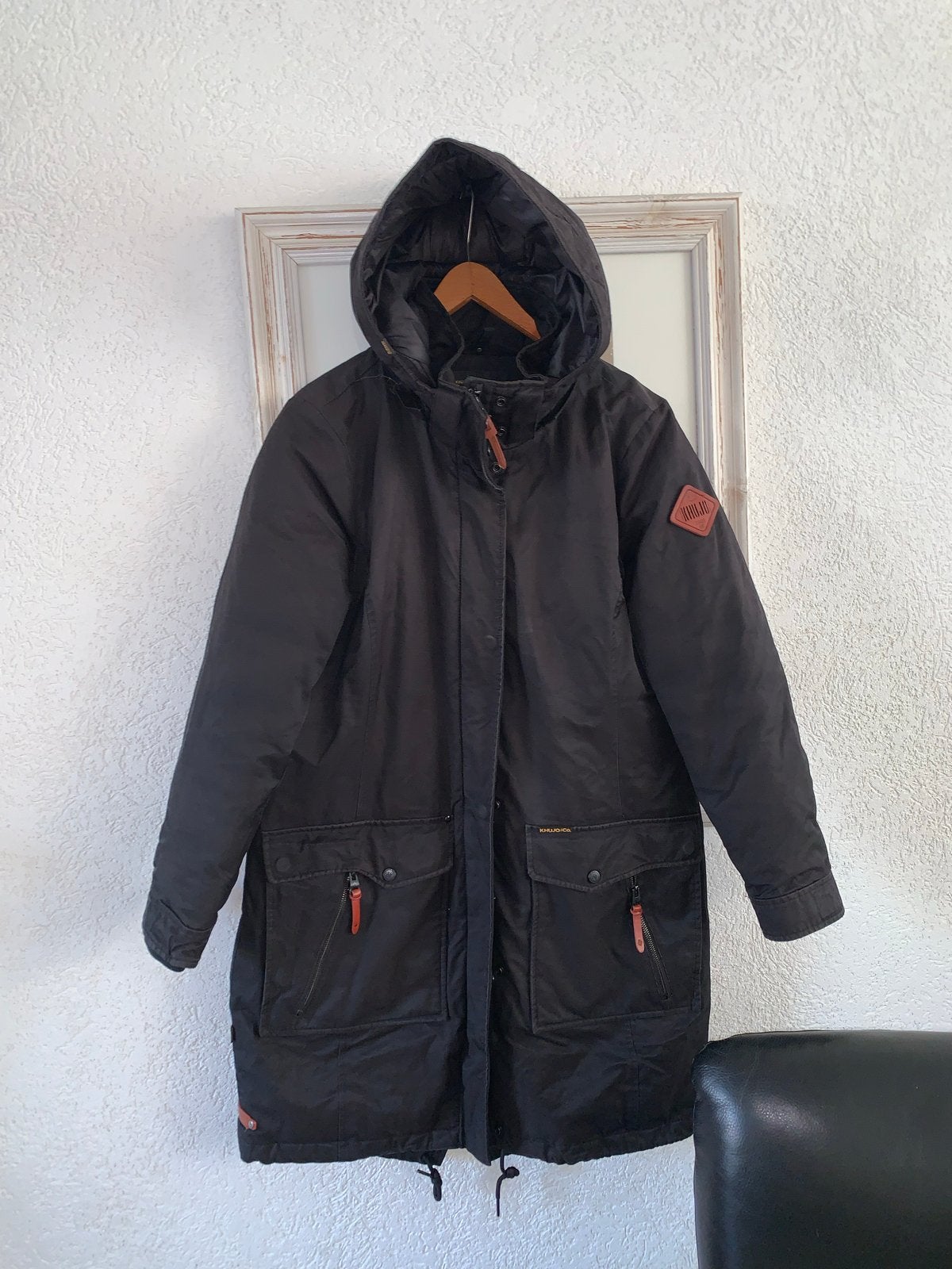Khujo Vittoria winterjas dames - Maat XL, Ophalen of Verzenden, Zo goed als nieuw, Maat 46/48 (XL) of groter, Zwart