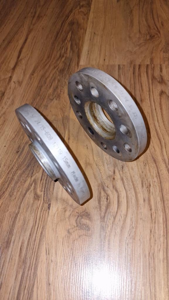 SCC Fahrzeugtechnik Spacers 15mm VAG 5x112mm/5x100 57.1mm, Ophalen of Verzenden, Gebruikt, Volkswagen