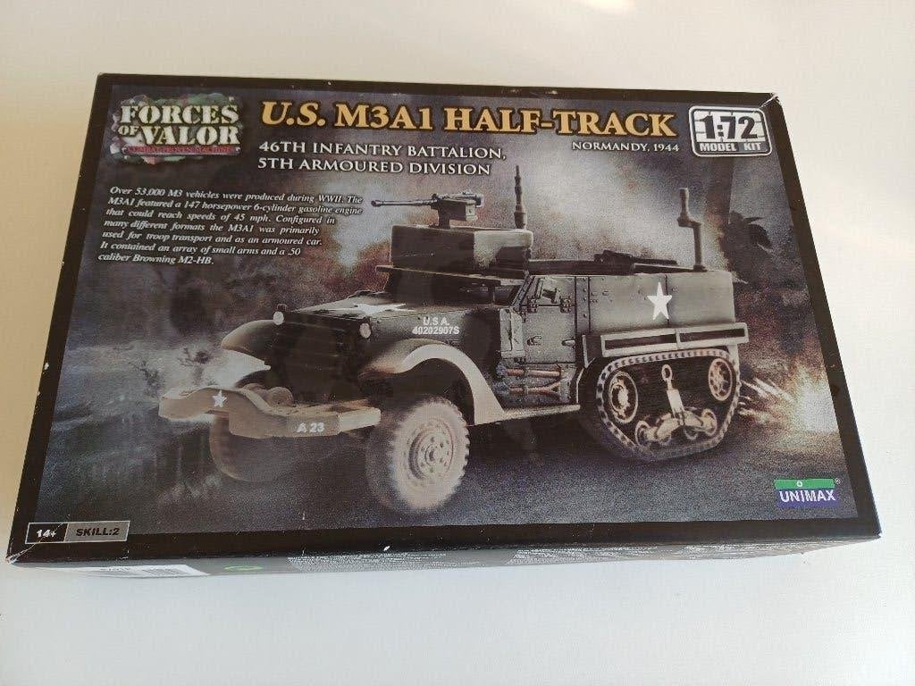 Unimax Forces of Valor U.S. M3A1 Half-Track, 46th Infantry, Ophalen of Verzenden, Nieuw, 1:32 tot 1:50, Overige merken