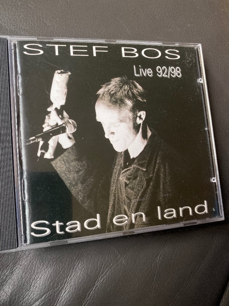 Stef Bos - Stad en land (Live 92/98) CD, Ophalen of Verzenden, Gebruikt, Overige genres