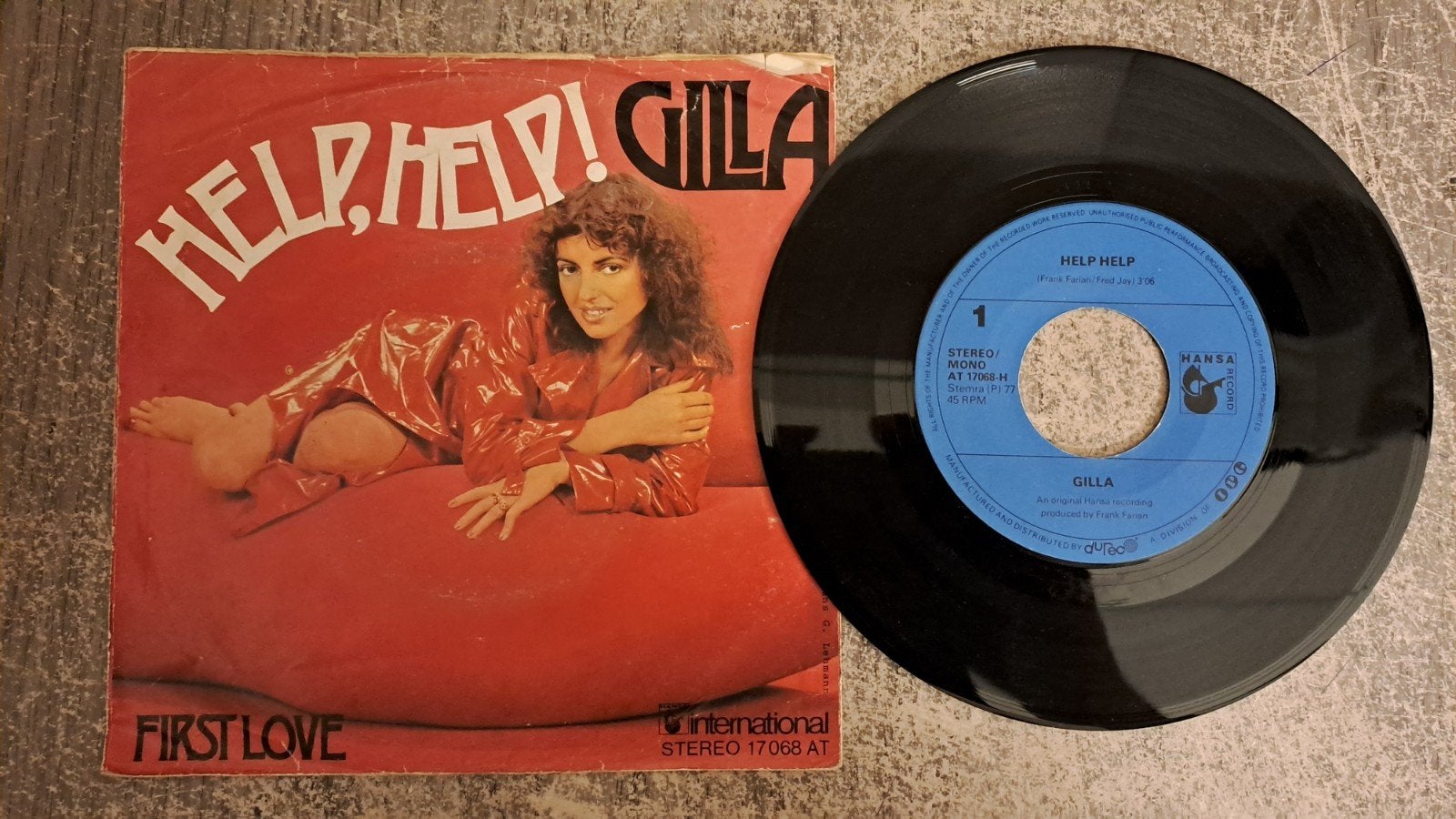 Gilla  help,help, Gebruikt, 7 inch, Pop, Fotohoes