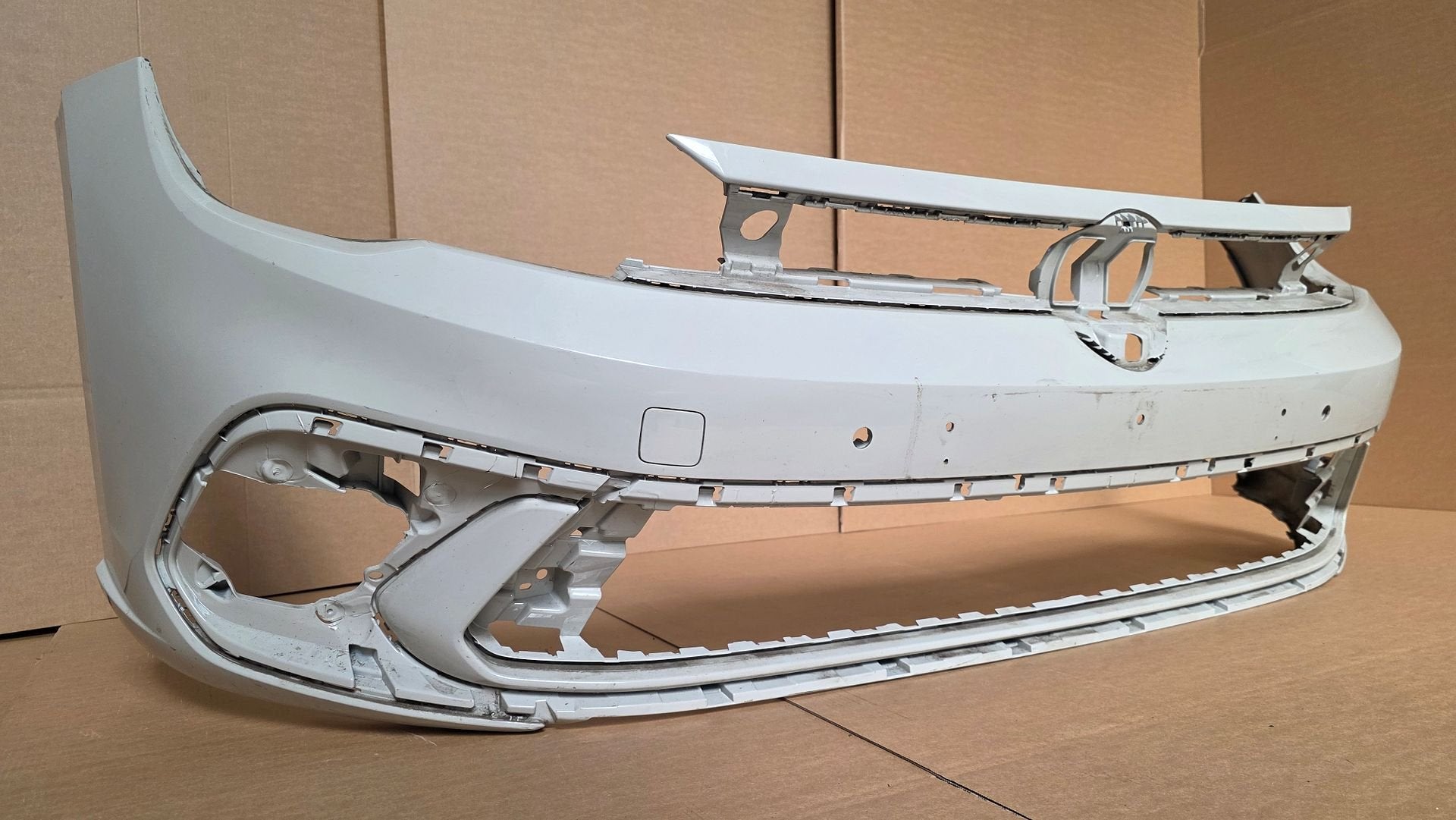 Voorbumper VW Polo 2G Facelift Bumper Volkswagen A7A 2022-, Gebruikt, -, Voor, Ophalen of Verzenden