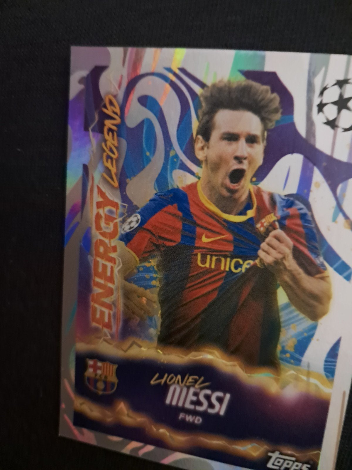 Champions League voetbal sticker Lionel Messi. 2025/26., Ophalen of Verzenden, Nieuw, Sticker