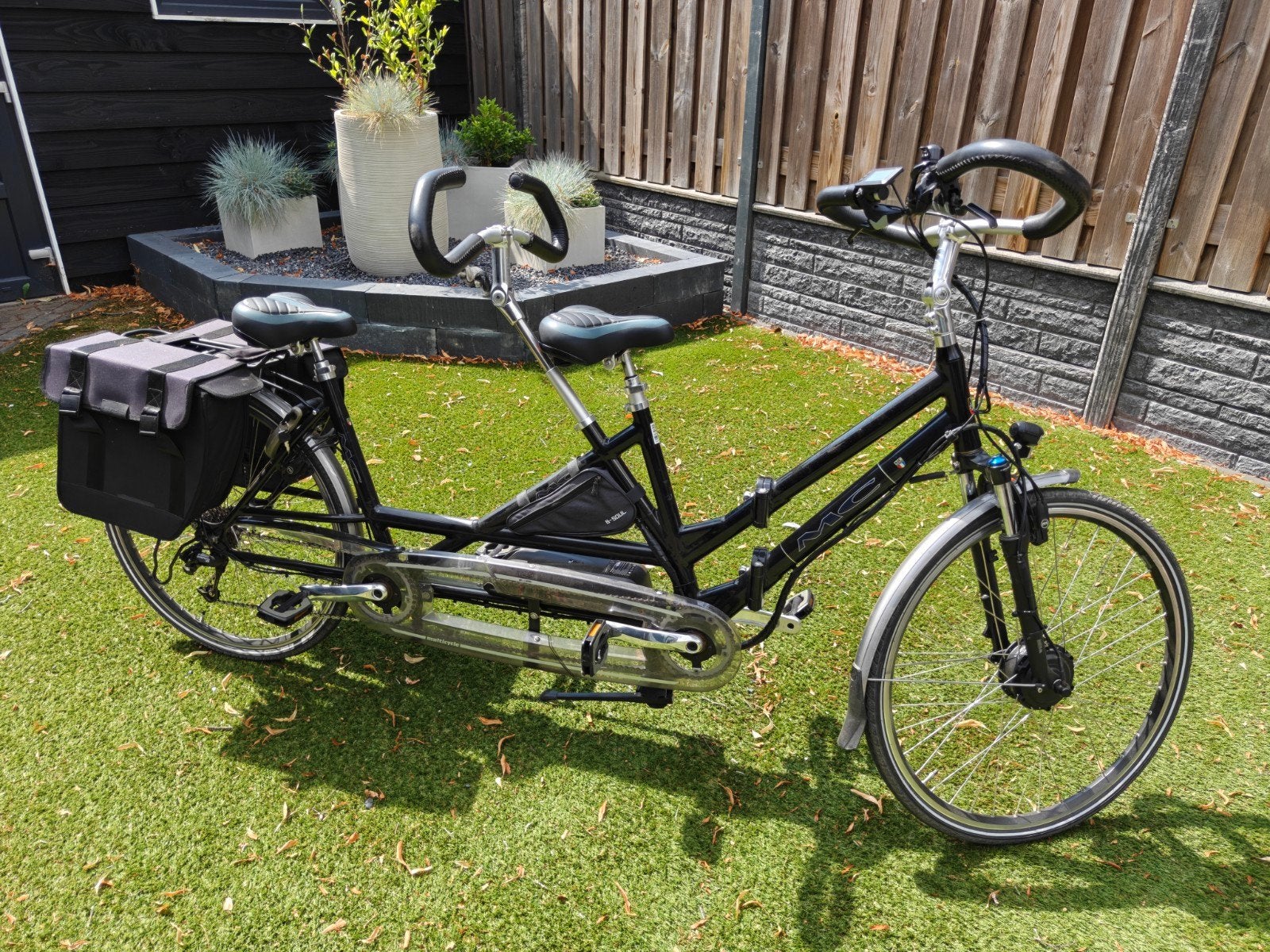 MultiCycle vouwbare tandem electrisch vrijloop, Ophalen, Minder dan 10 versnellingen, Opvouwbaar, Velgrem