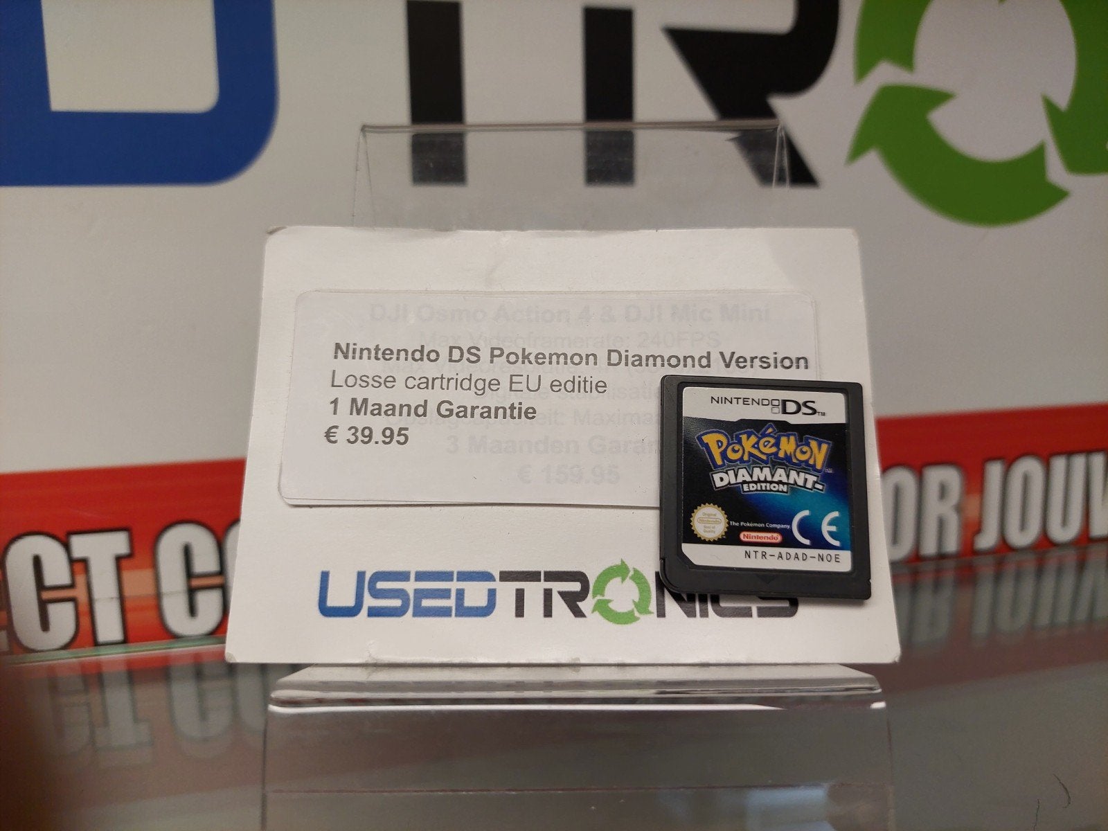 Pokémon Diamant Editie Nintendo DS (EU editie), Ophalen, Gebruikt, Gekoppelde computers, 1 speler