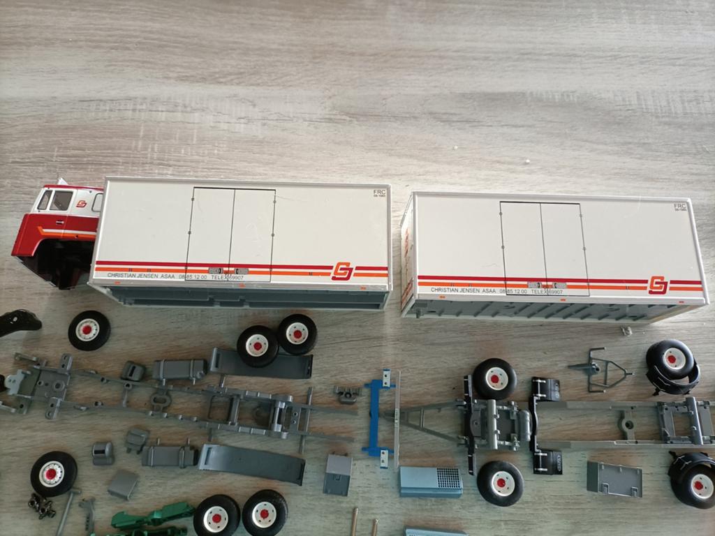Tekno onderdelen Scania 141 Jensen, Ophalen of Verzenden, Zo goed als nieuw, Bus of Vrachtwagen, Tekno