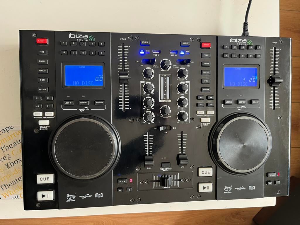 DJ Control Ibiza sound Scratch 200, Ophalen of Verzenden, Zo goed als nieuw