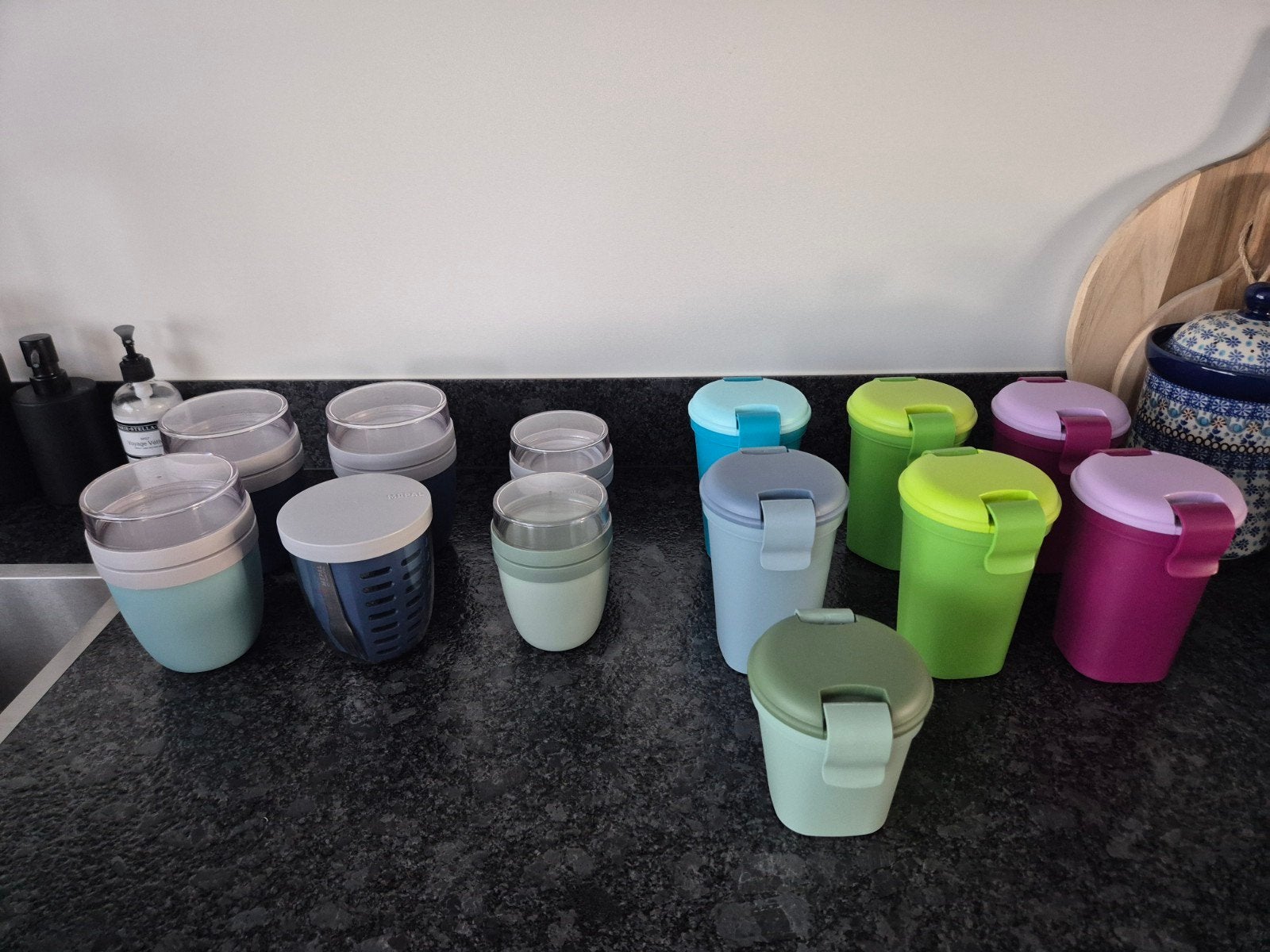 Mepal/ Curver/ royal vkb yoghurt-bekers en broodtrommels, Ophalen of Verzenden