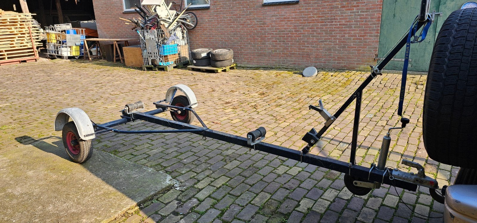 Fijne boten aanhanger. Goede conditie. Licht en degelijk, Watersport en Boten, Ophalen, Gebruikt, Minder dan 6 meter