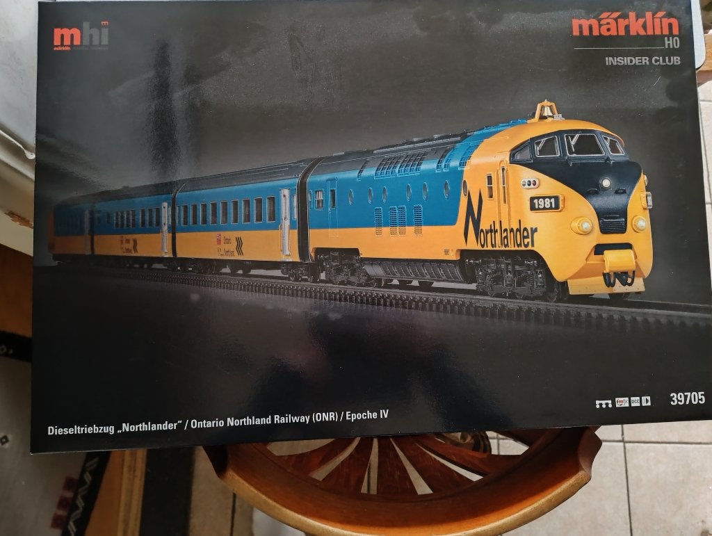 Titel: Märklin 39705 - Northlander Dieselstel - Insider 2024, Hobby en Vrije tijd, Modeltreinen | H0, Ophalen, Wisselstroom, Treinset